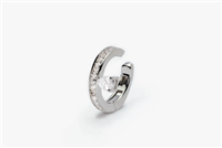 Mono orecchino Mabina Donna Cuffmania in Argento Zircone 563666 - 563666